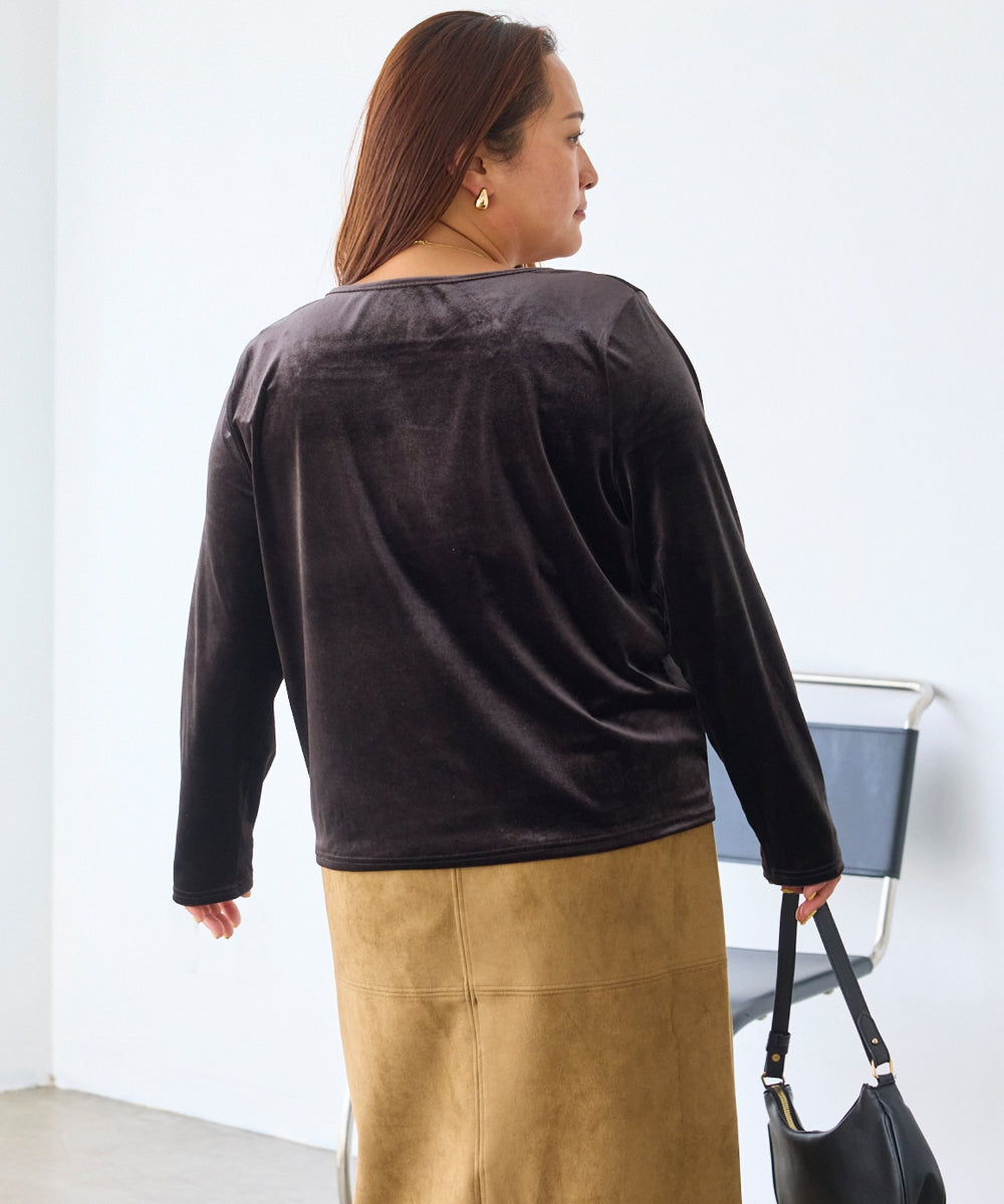 チャコールグレー model:161cm 着用サイズ:3L