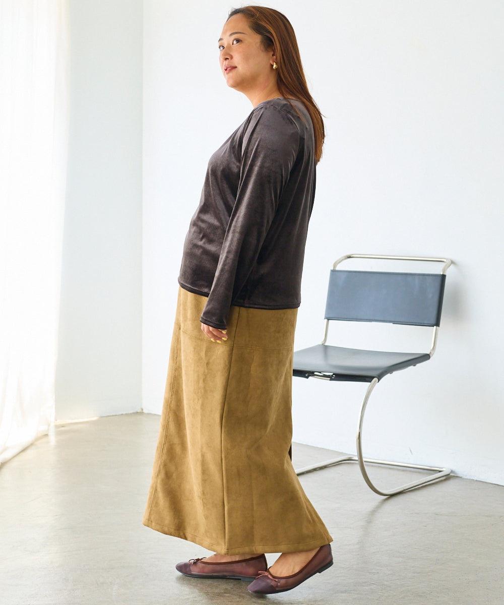 チャコールグレー model:161cm 着用サイズ:3L