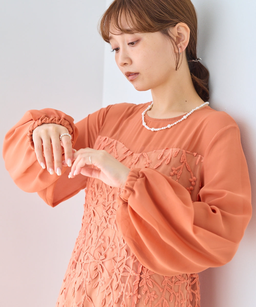 オレンジ model:156cm 着用サイズ:M