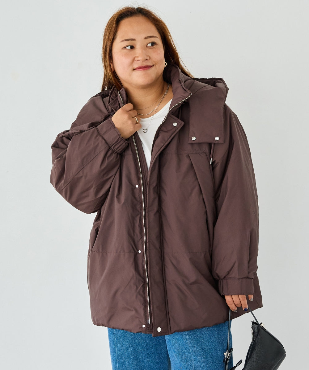 ブラウン model:161cm 着用サイズ:3L