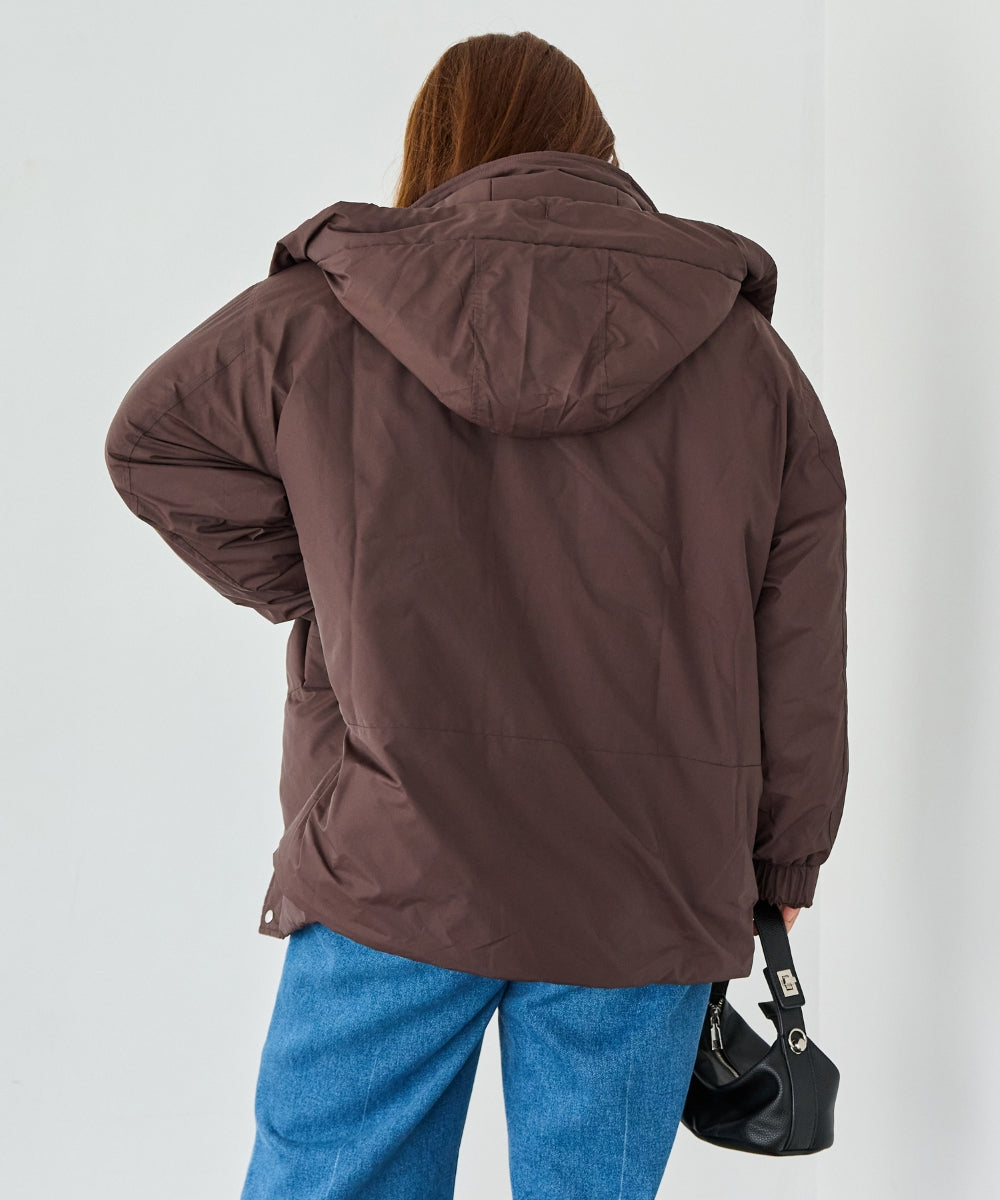 ブラウン model:161cm 着用サイズ:3L