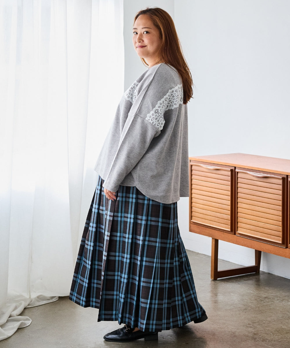 グレー model:161cm 着用サイズ:3L
