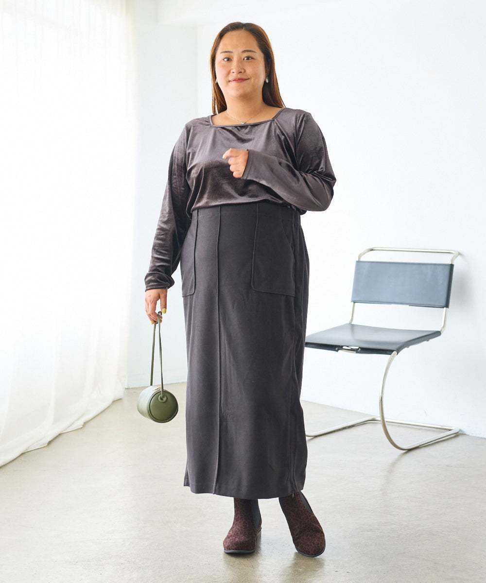 ブラック model:161cm 着用サイズ:3L