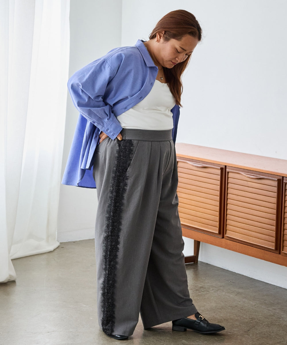 グレー model:161cm 着用サイズ:3L