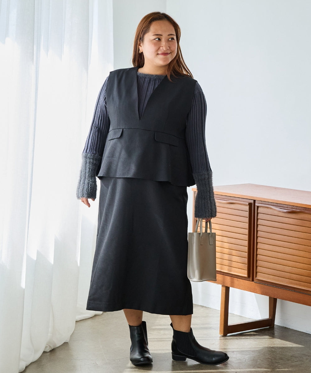 ブラック model:161cm 着用サイズ:3L