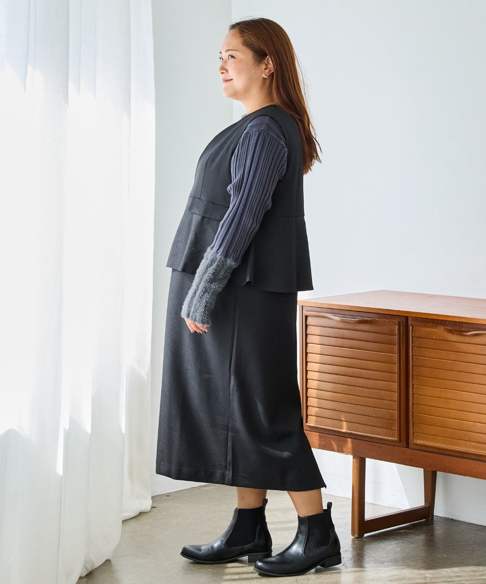 ブラック model:161cm 着用サイズ:3L