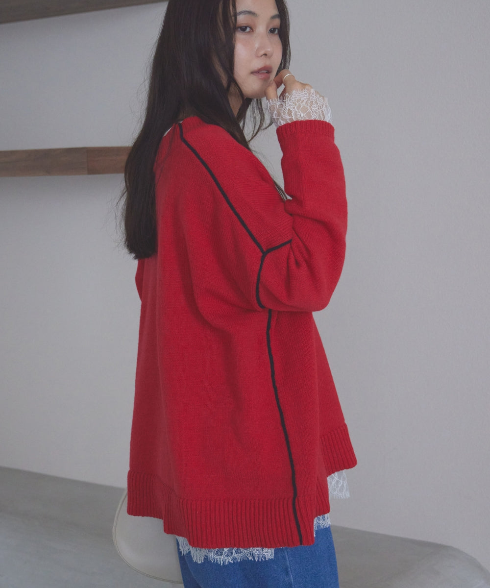 レッド model:160cm 着用サイズ:F