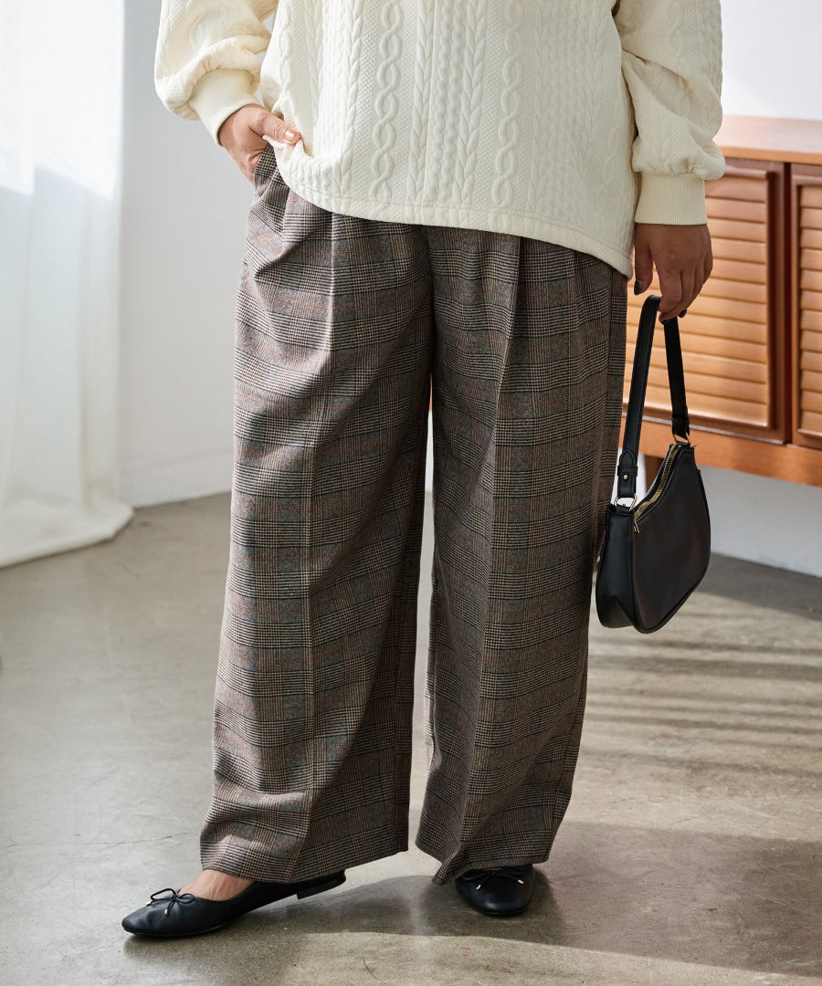 ブラウン model:161cm 着用サイズ:3L