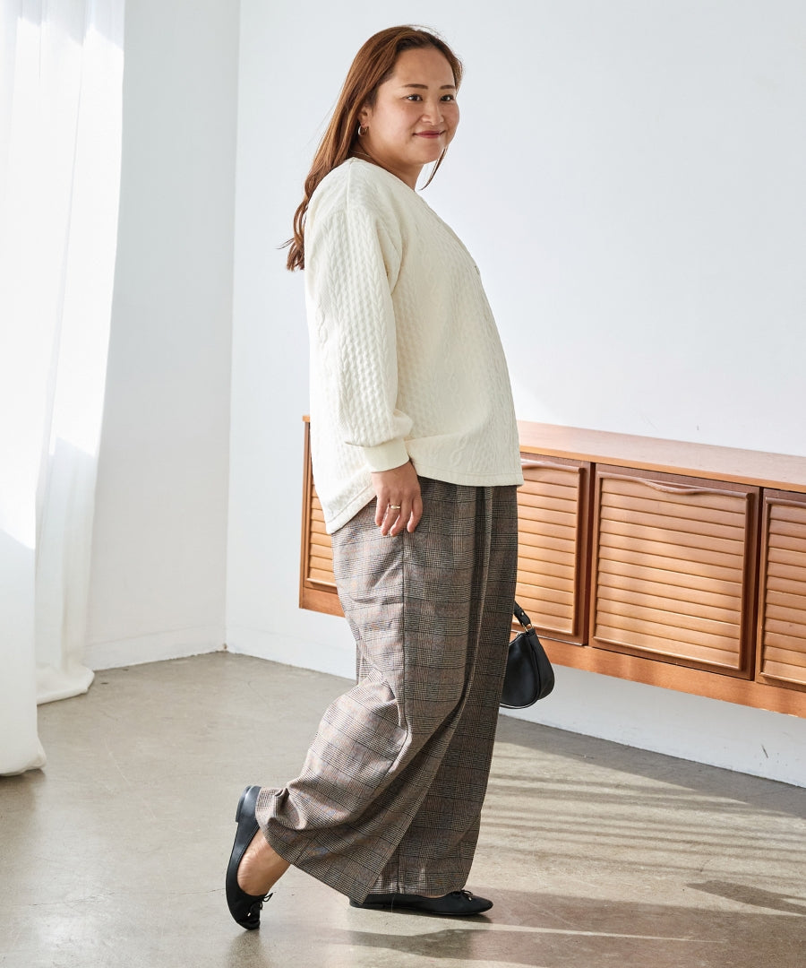 ブラウン model:161cm 着用サイズ:3L