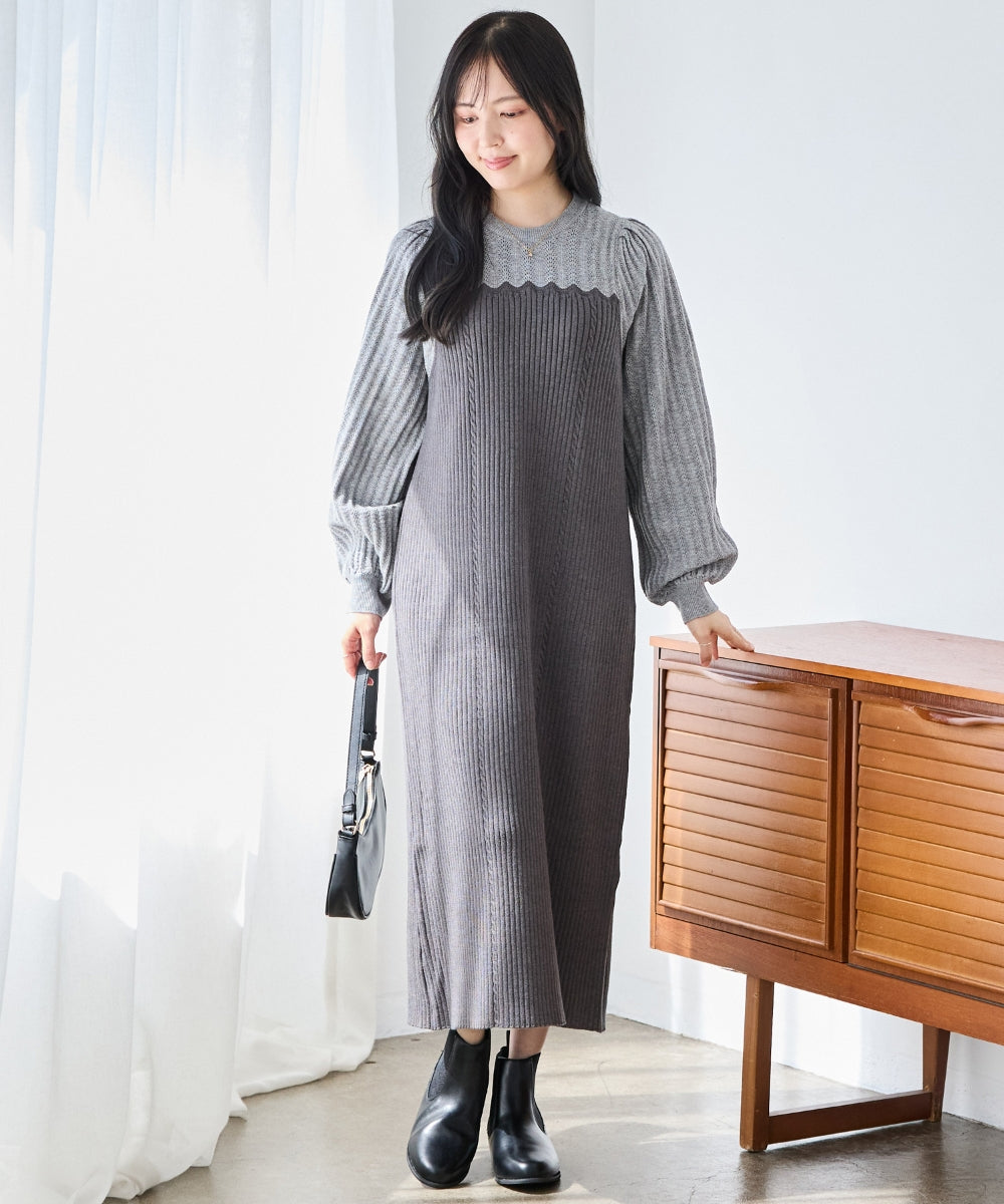 グレー model:162cm 着用サイズ:F