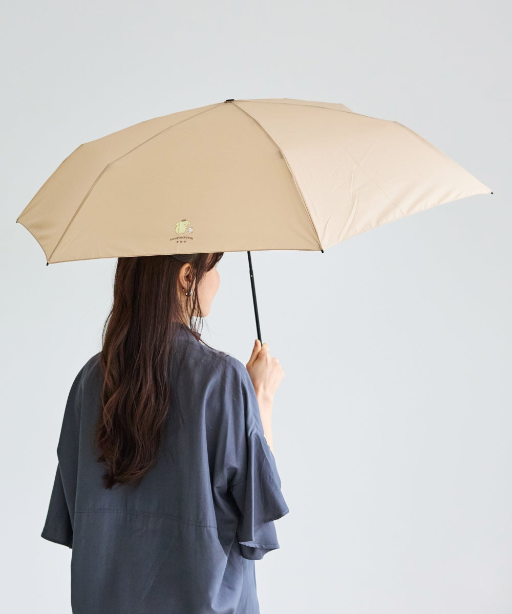 ベージュ×ポムポムプリン