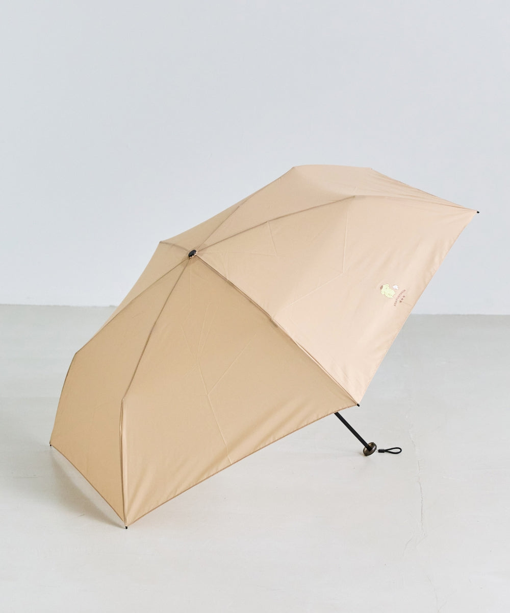 ベージュ×ポムポムプリン