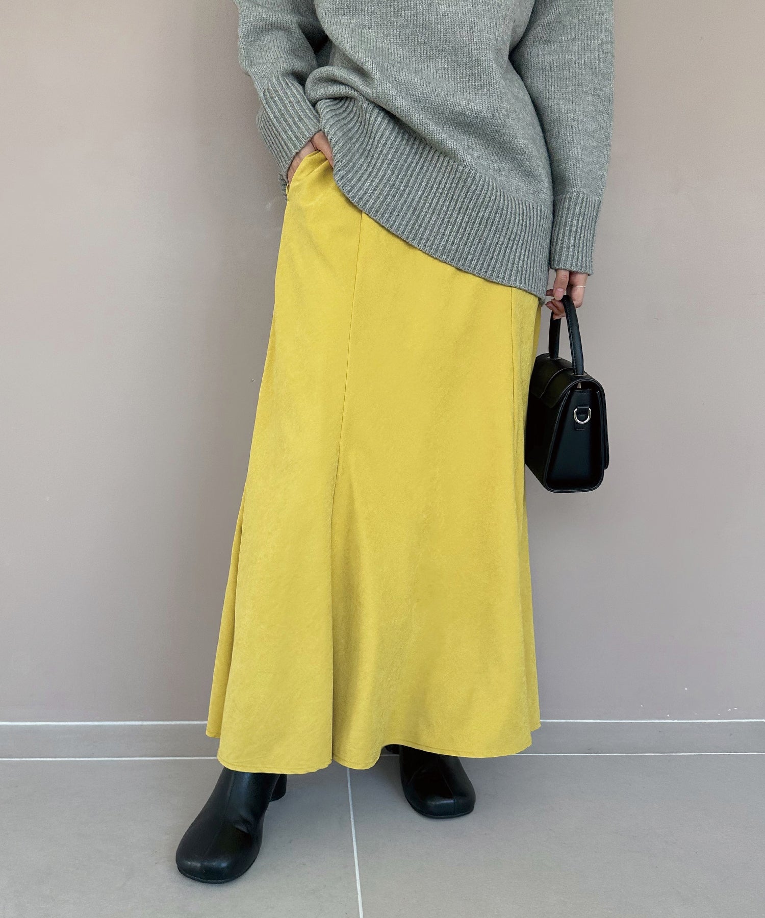 イエロー model:160cm 着用サイズ:M