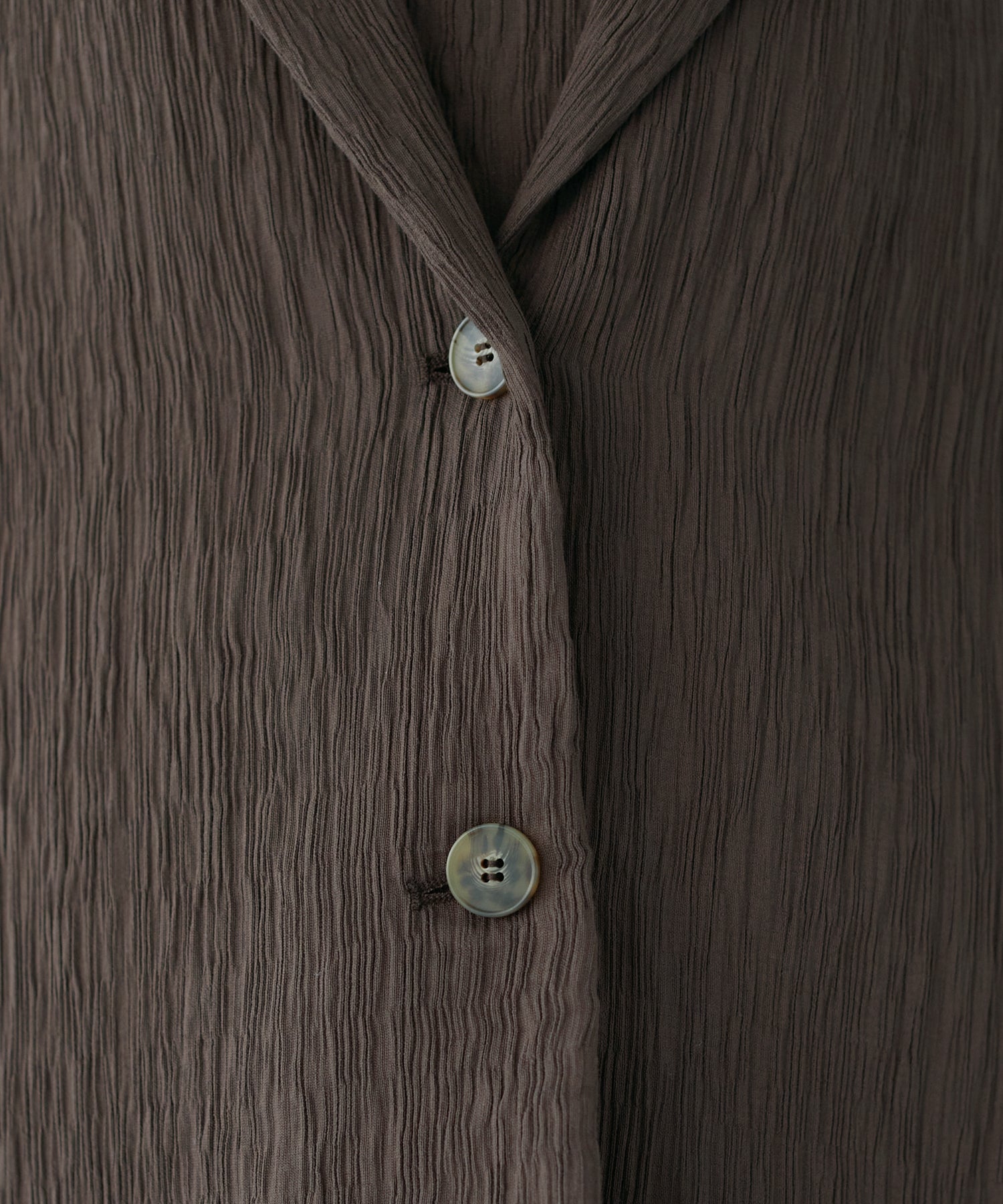 楊柳カットソー半袖テーラードジャケット