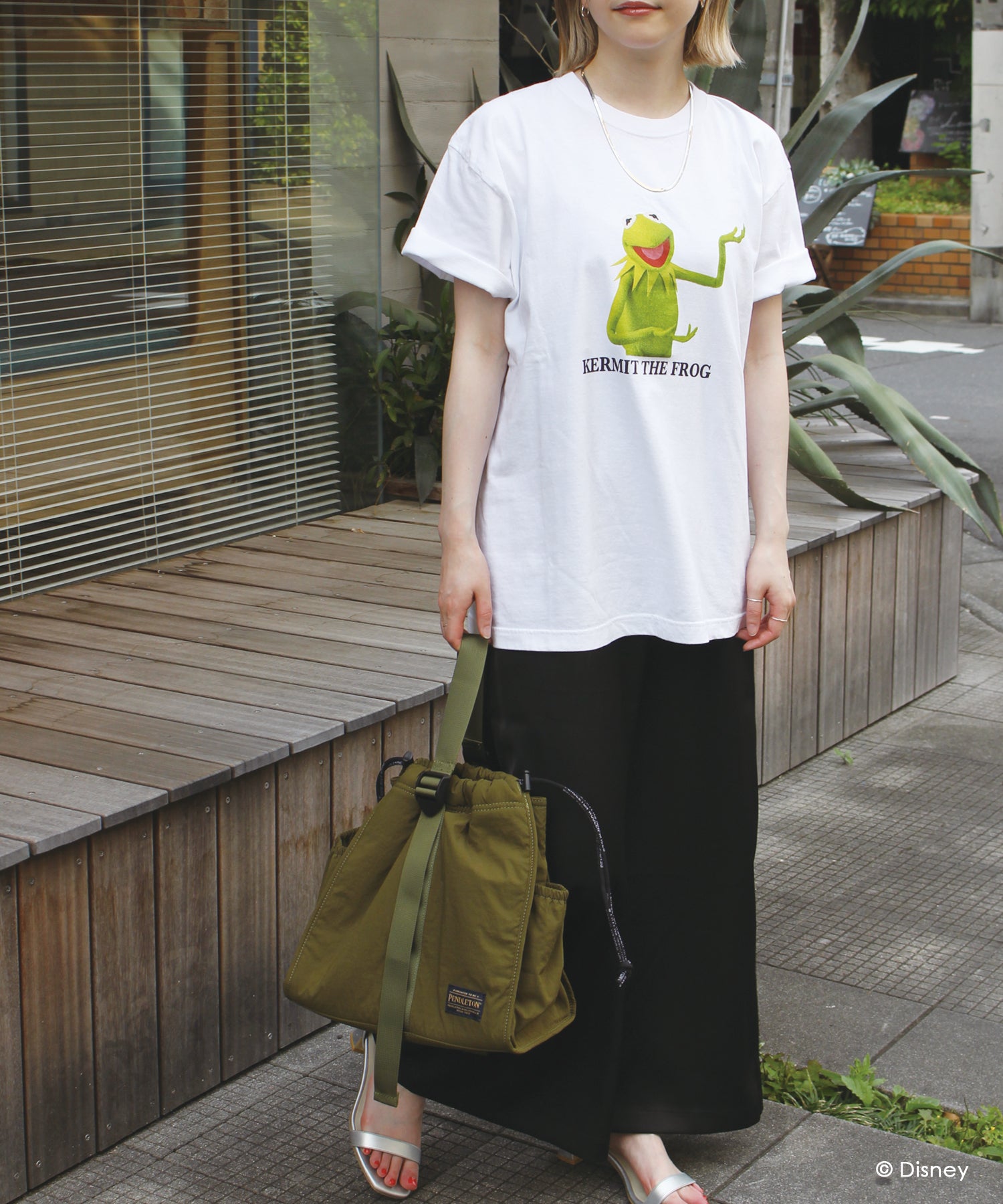 【GOOD ROCK SPEED】別注/Disney『THE MUPPETS』Kermit the Frog Tee