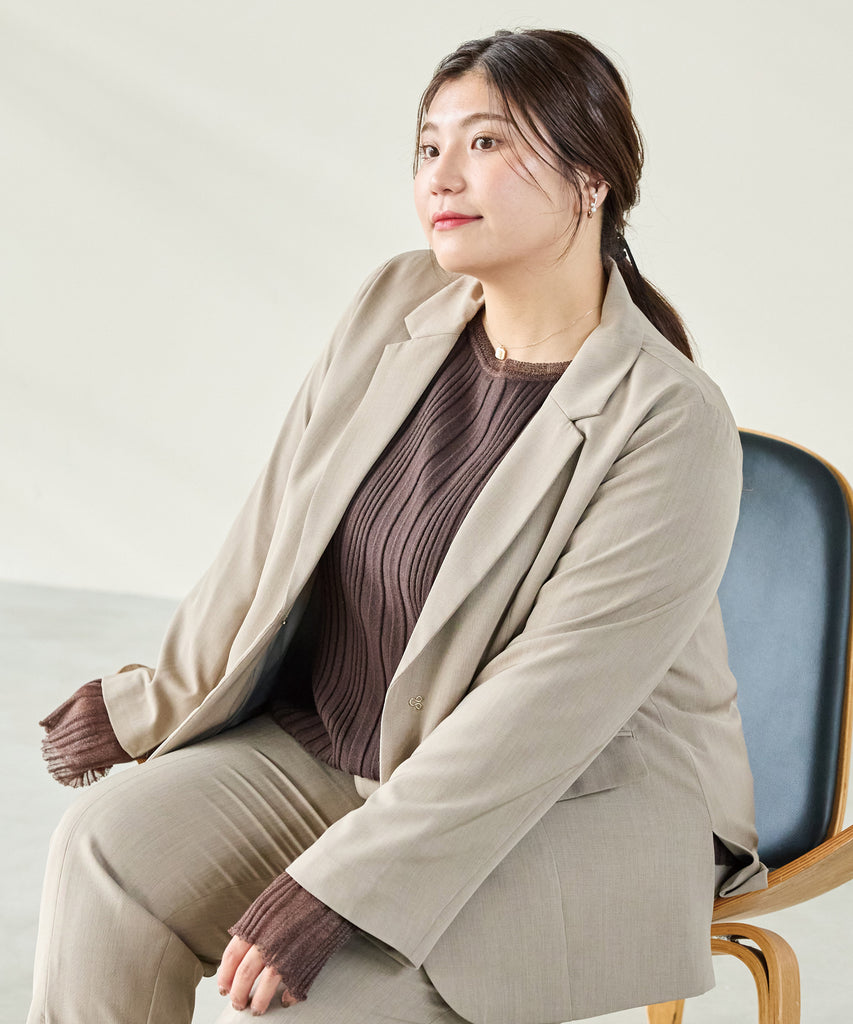 モカ　model:162cm  着用サイズ:3L