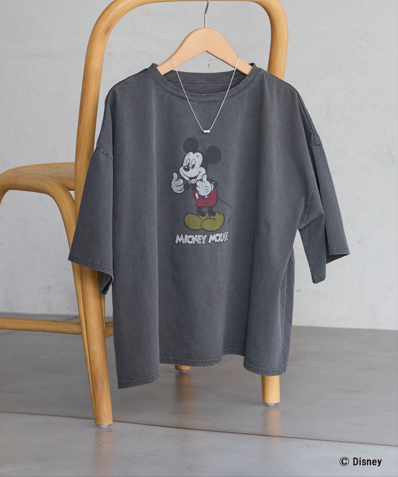 ミッキー/プリントTシャツ