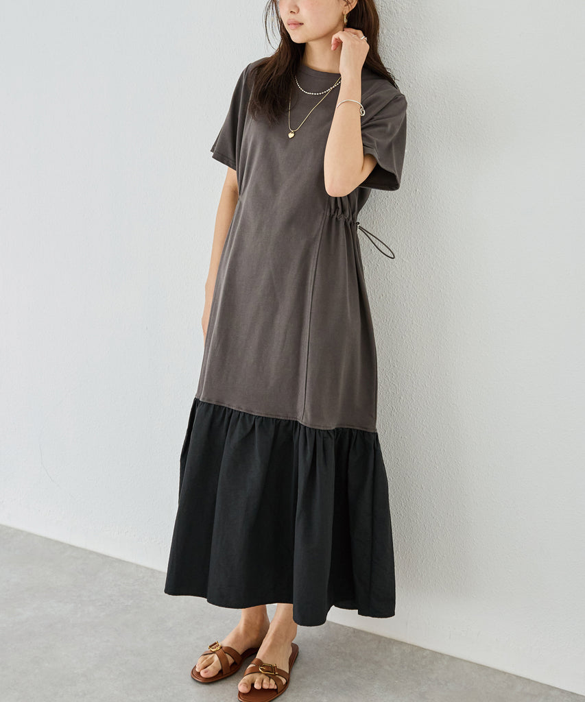 チャコールグレー　model:160cm 着用サイズ:M