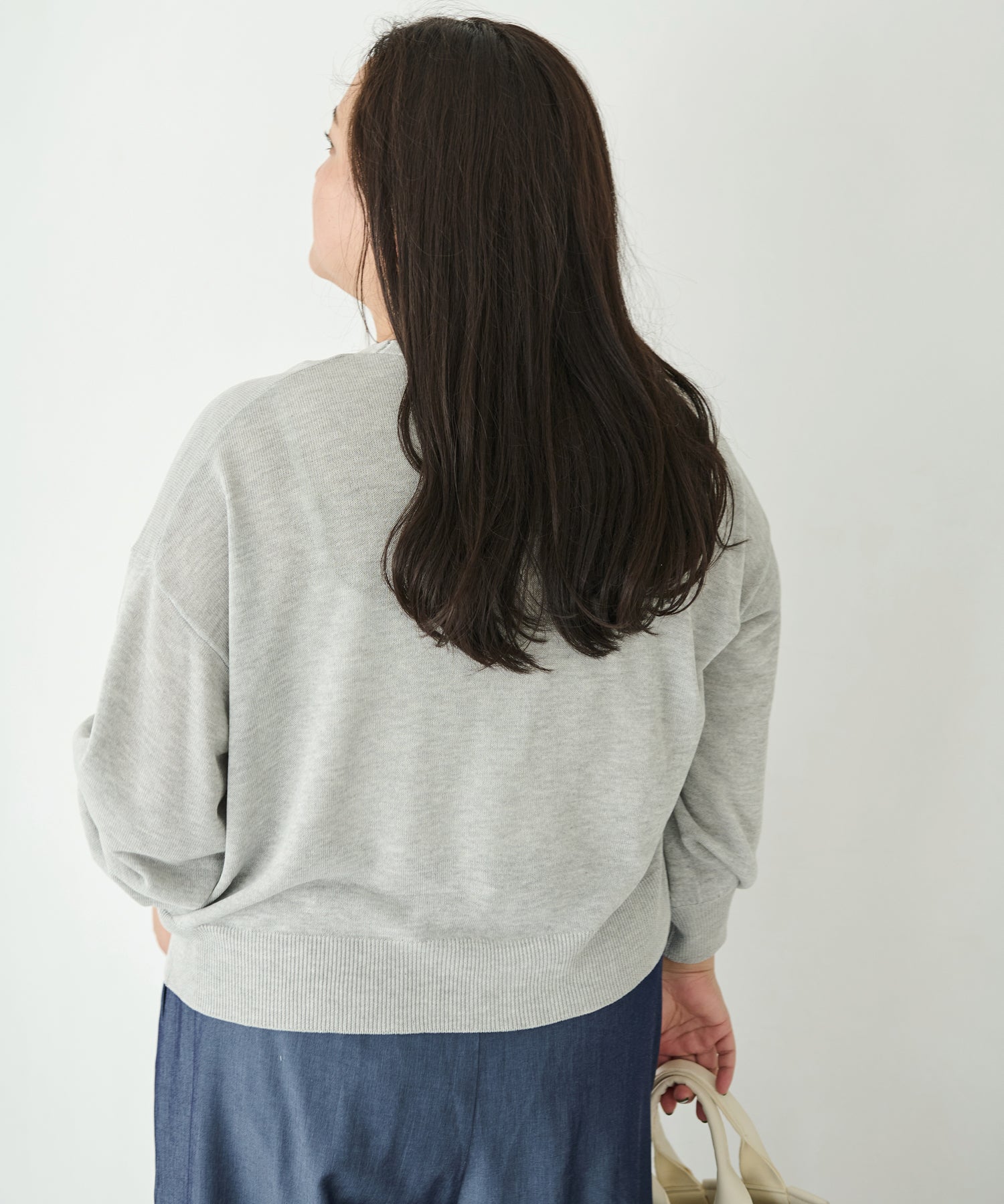 ライトグレー　model:161cm 着用サイズ:3L