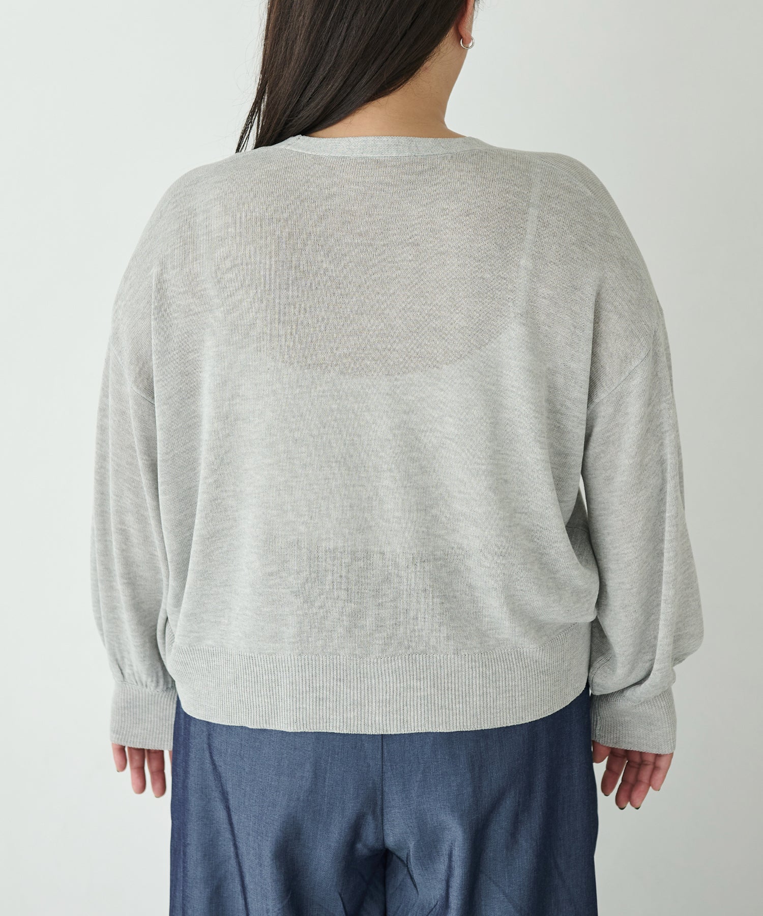 バック　ライトグレー　model:161cm 着用サイズ:3L