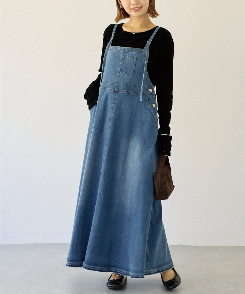 ブルー　model:156cm 着用サイズ:M