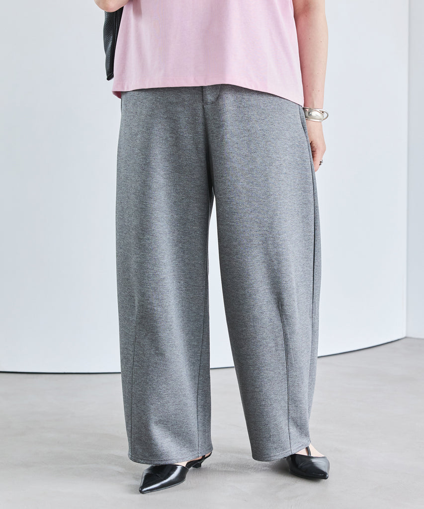 グレー　model:163cm 着用サイズ:3L