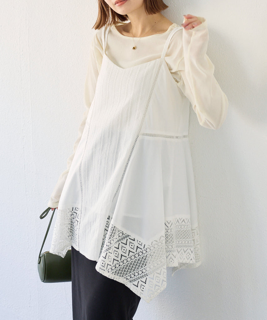 オフホワイト　model:156cm 着用サイズ:M