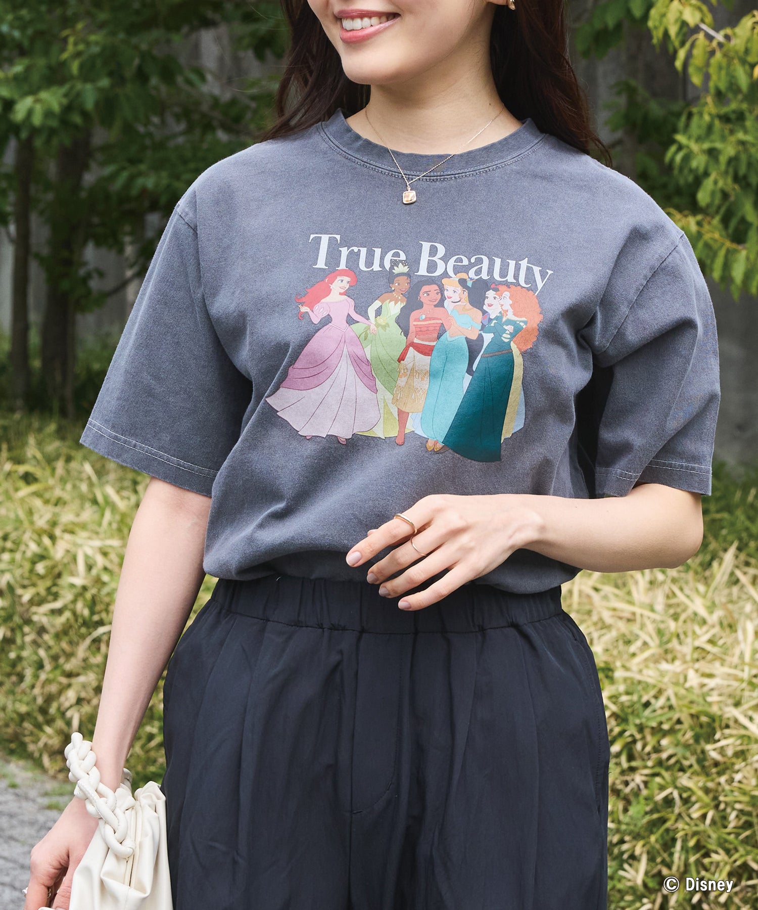 ディズニープリンセス/プリントTシャツ | ラビアンジェ-⼤きいサイズ