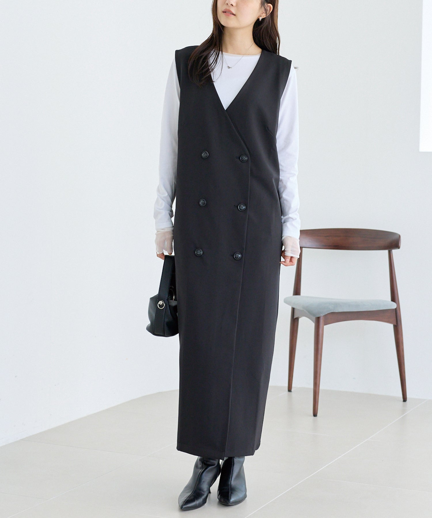 ブラック　model:160cm 着用サイズ:M