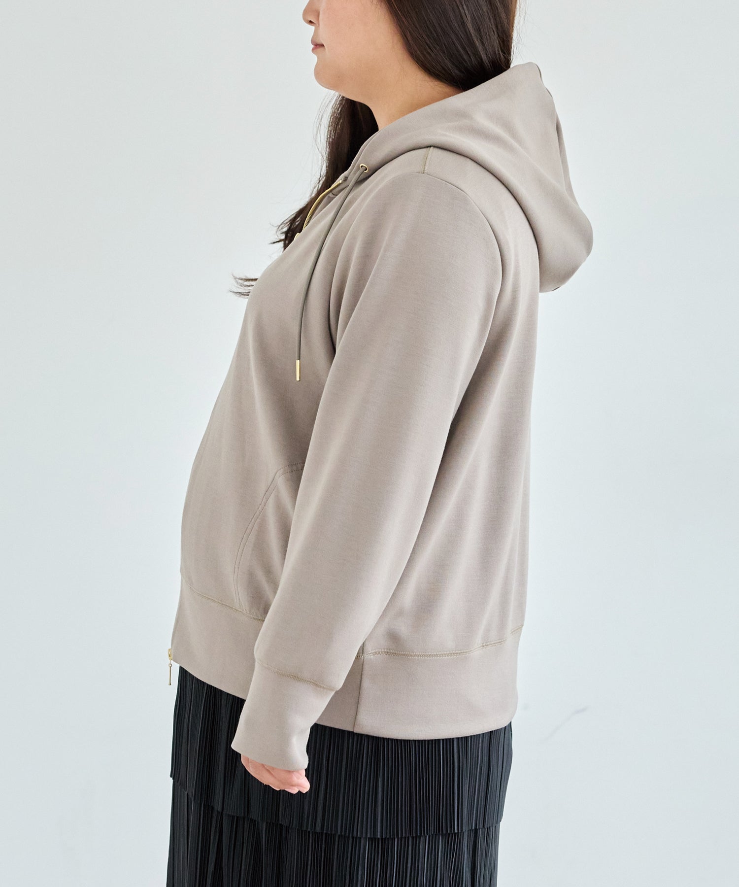 サイド　model:161cm 着用サイズ:3L