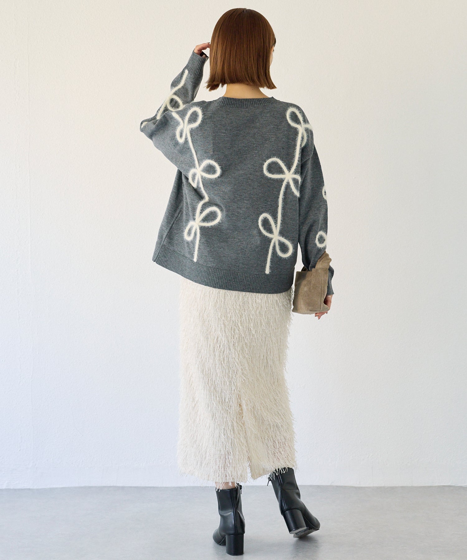 ラメジャガードナロースカート