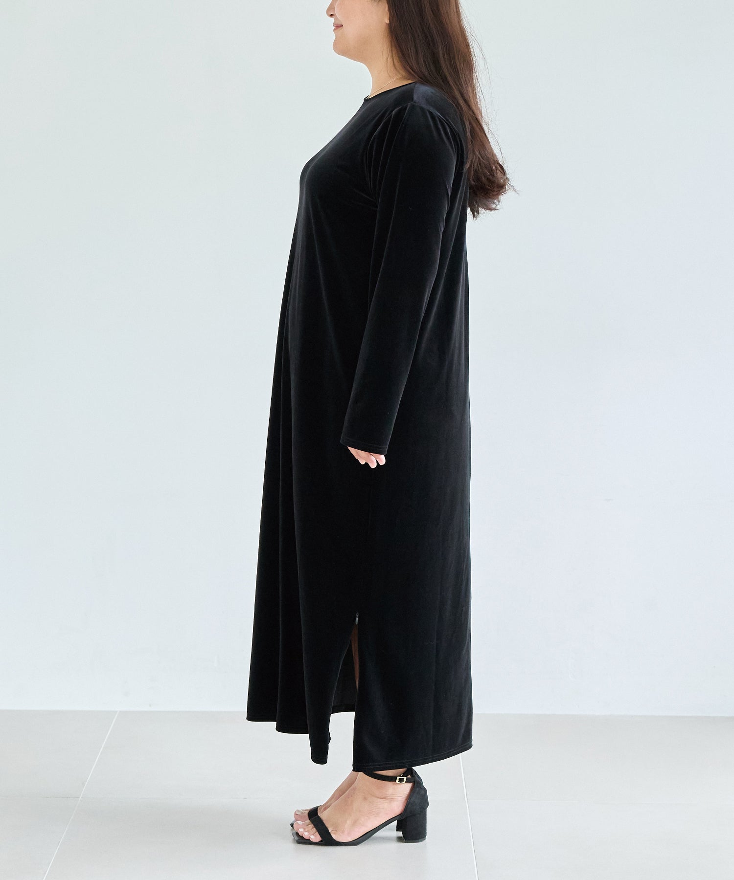 サイド　model:161cm 着用サイズ:3L