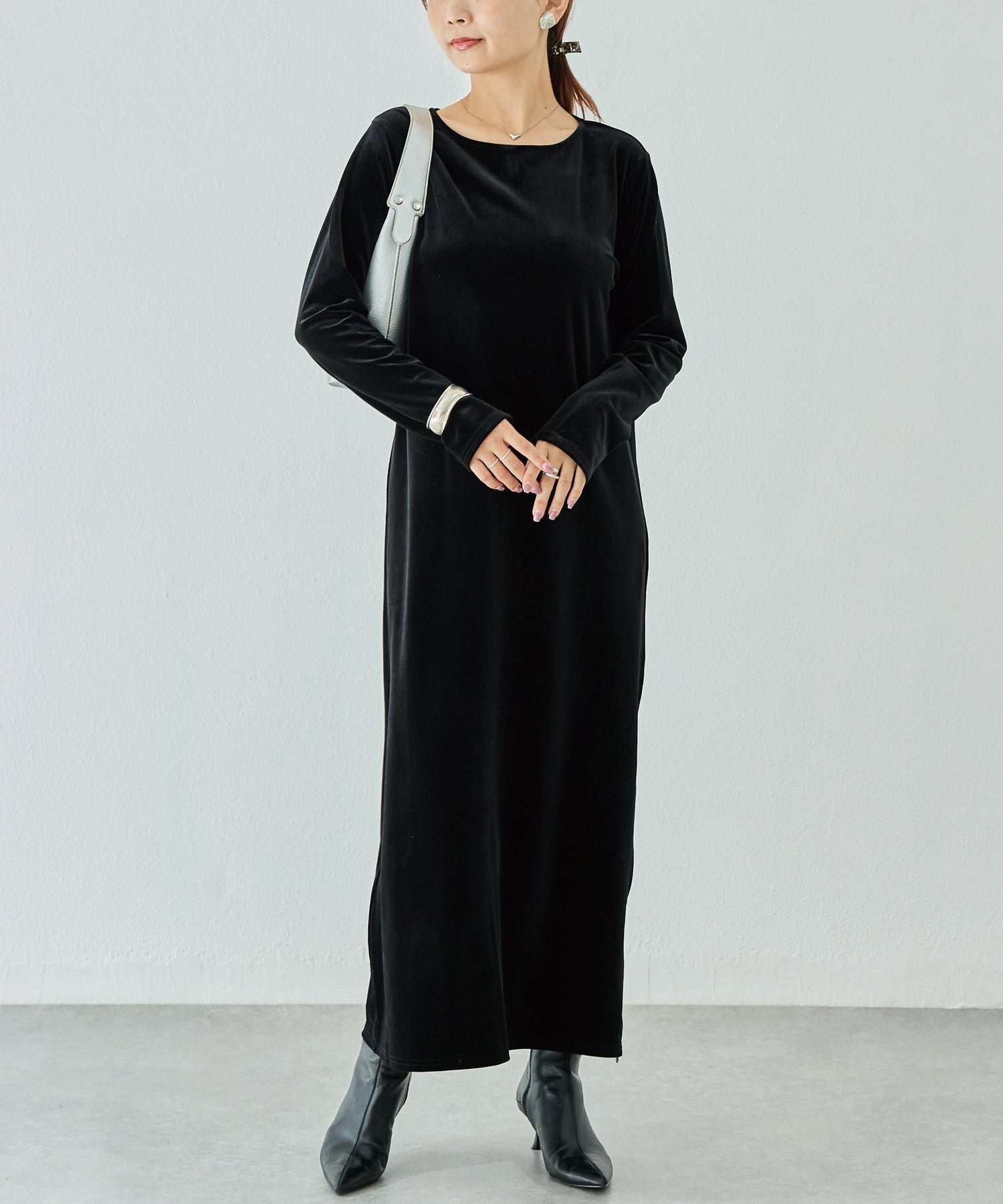 ブラック　model:156cm 着用サイズ:M
