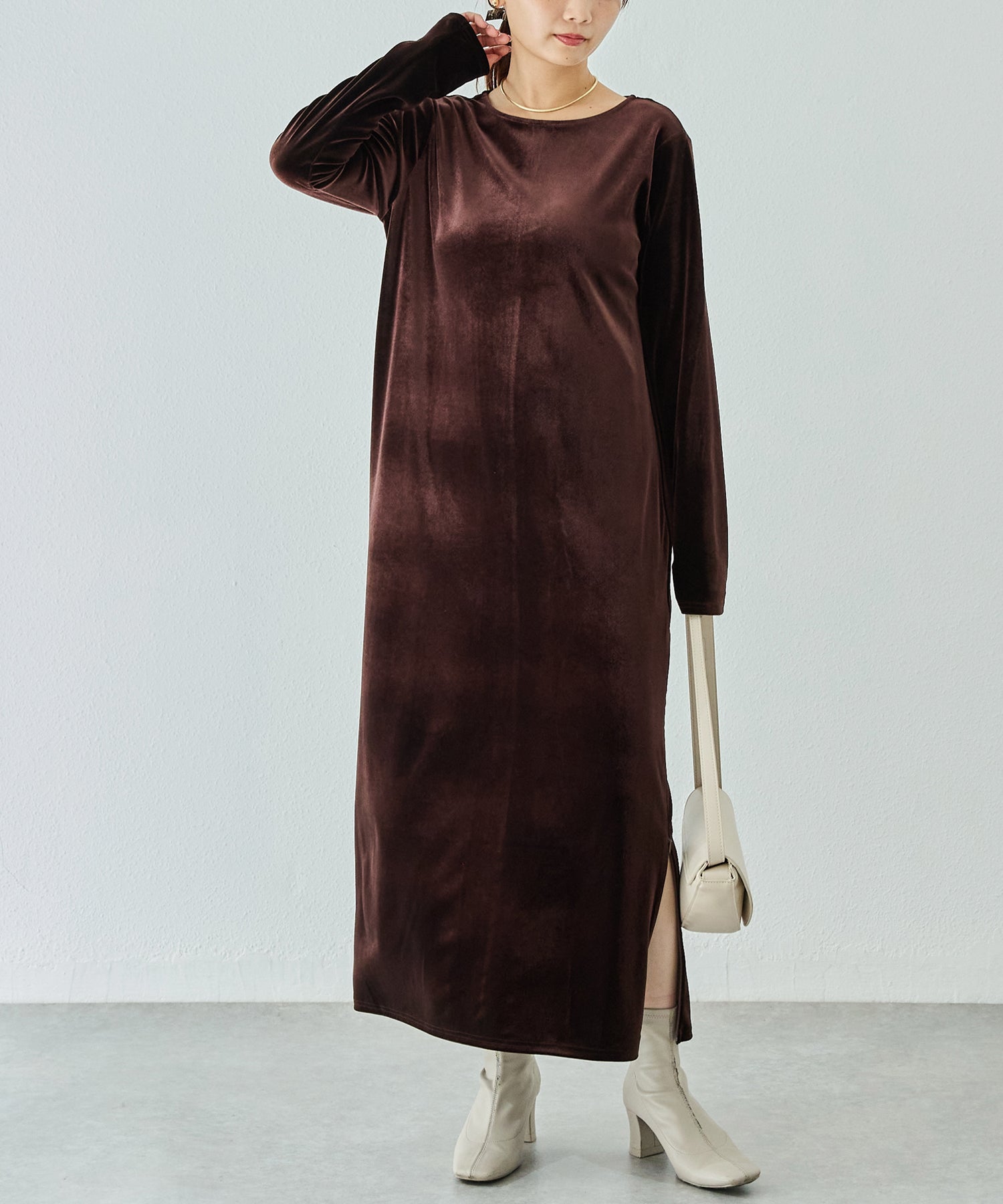 ブラウン　model:156cm 着用サイズ:M