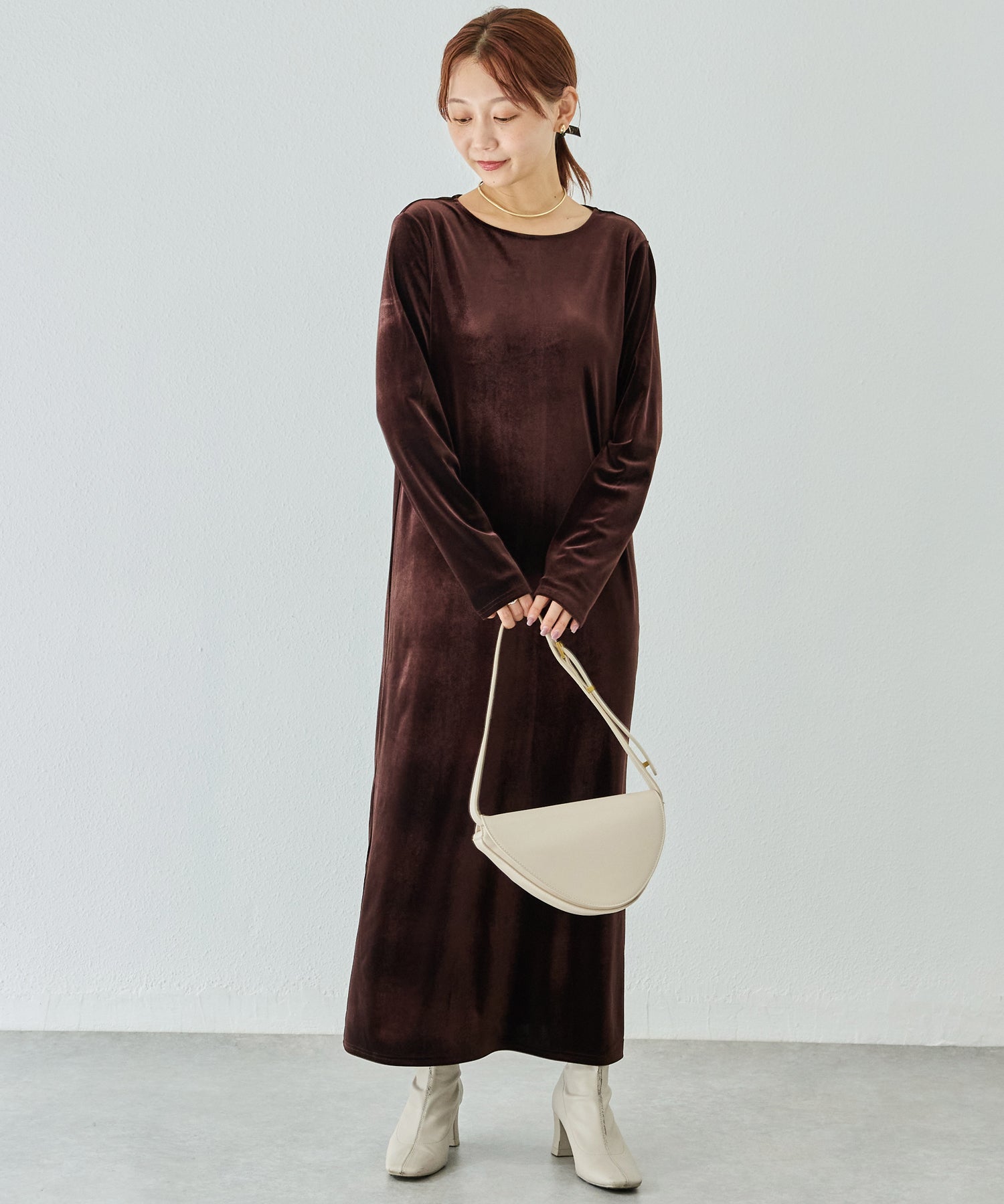 ブラウン　model:156cm 着用サイズ:M