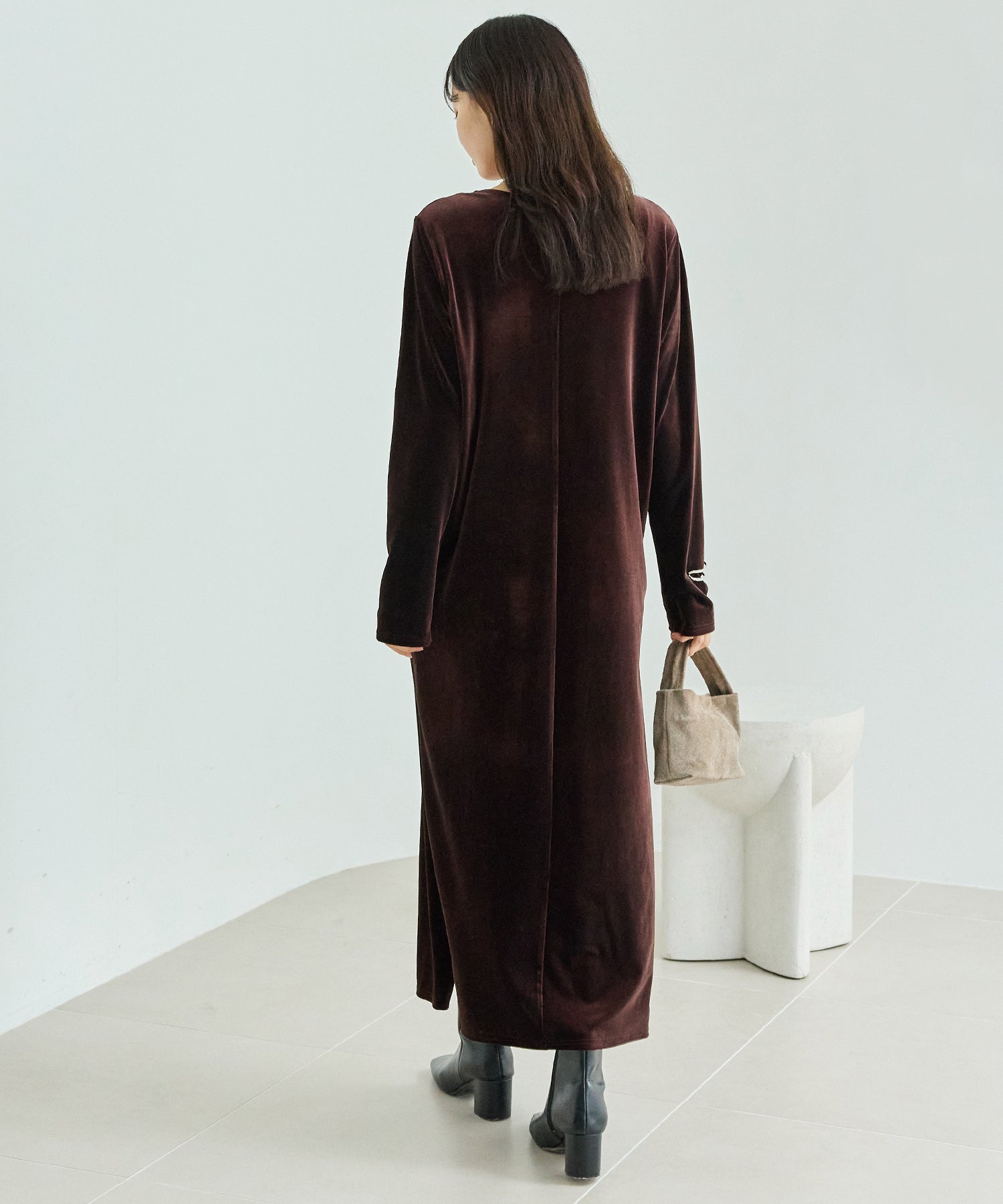 ベロアワンピース