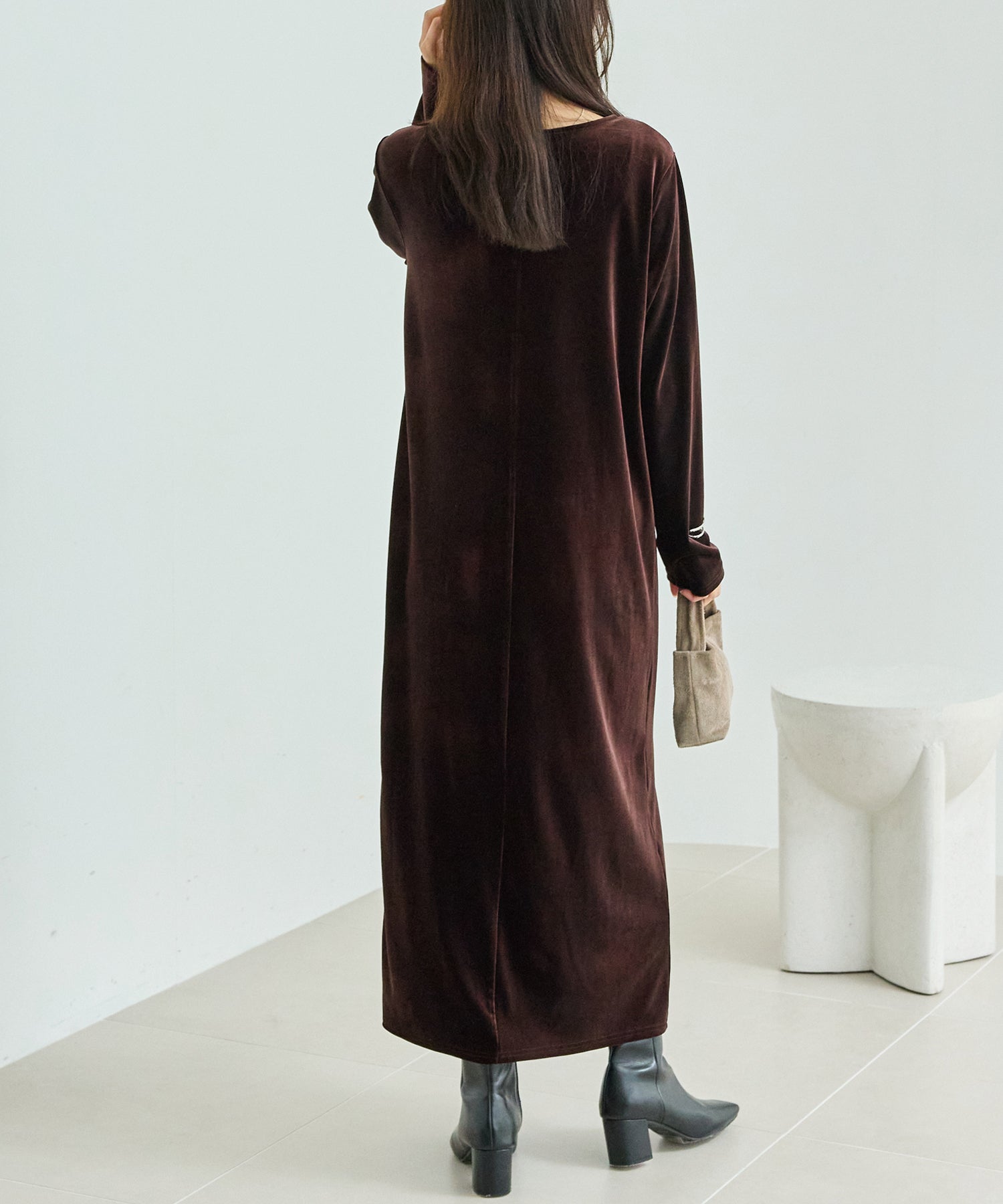 ベロアワンピース