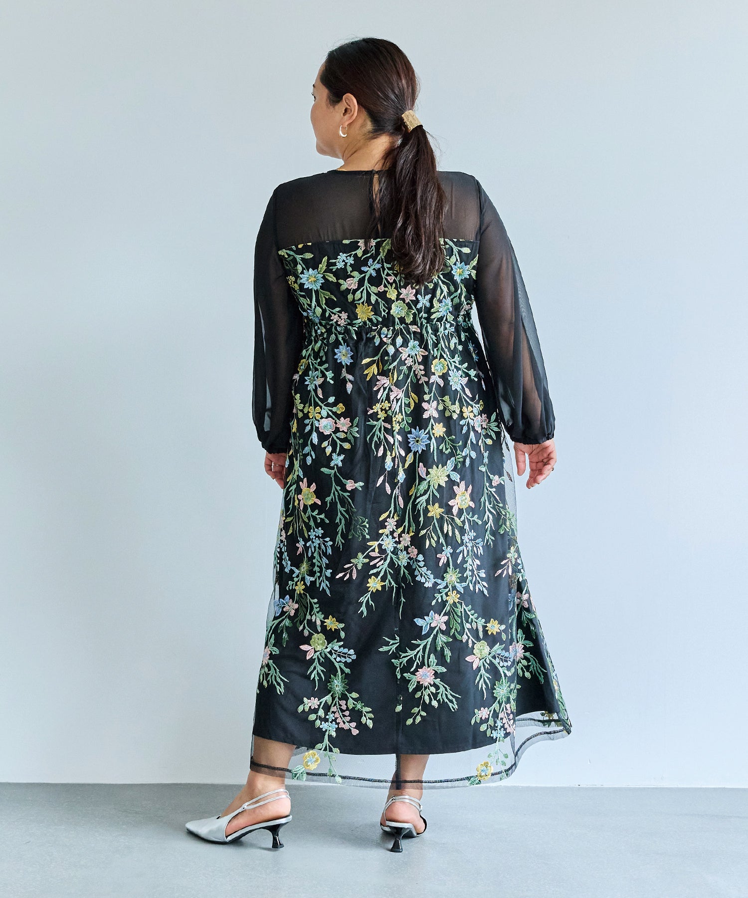 ブラック　model:161cm 着用サイズ:3L