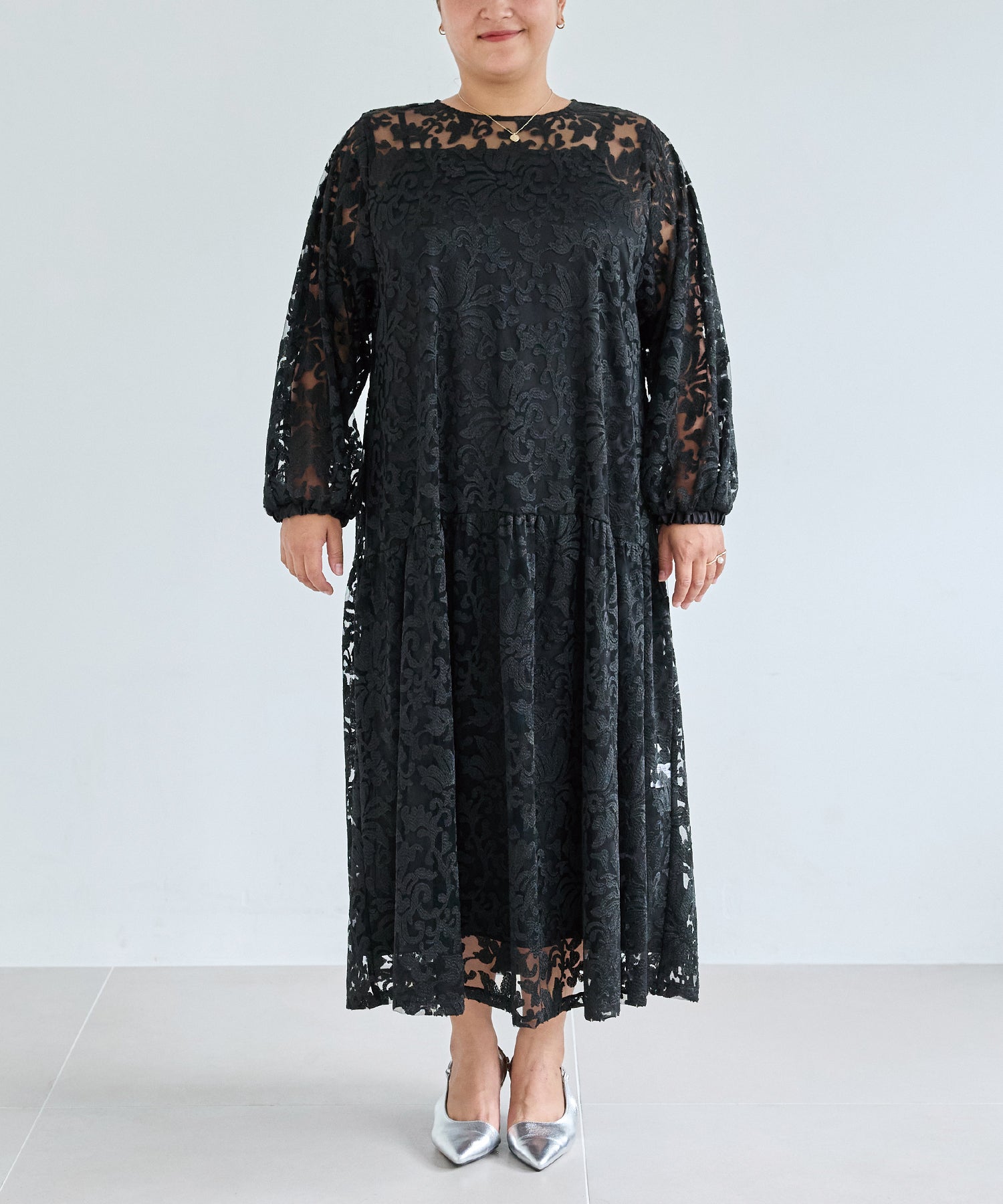 フロント　model:161cm 着用サイズ:3L