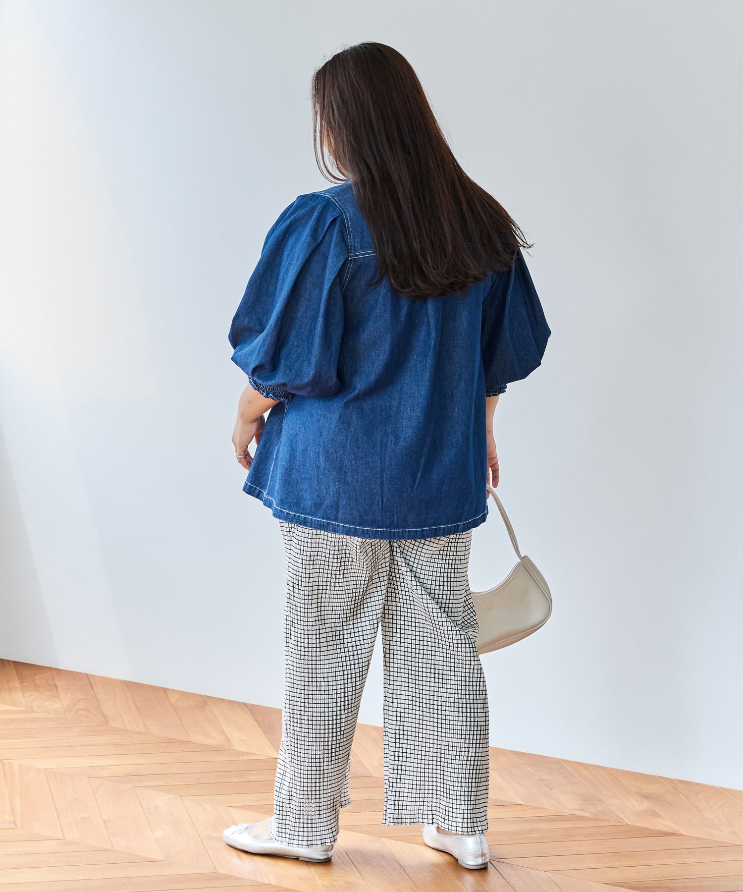ネイビー　model:161cm 着用サイズ:3L