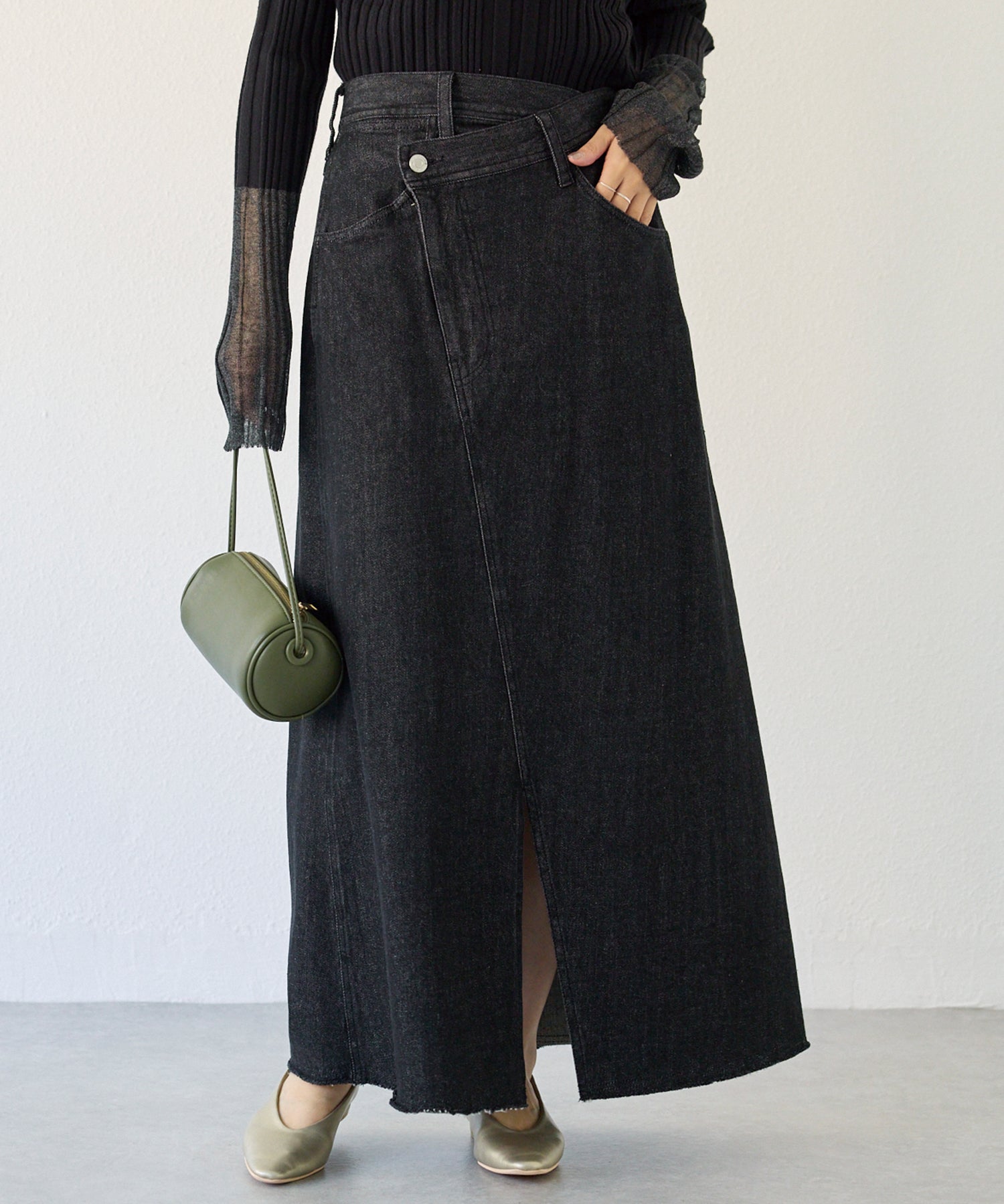 ブラック　model:156cm 着用サイズ:M