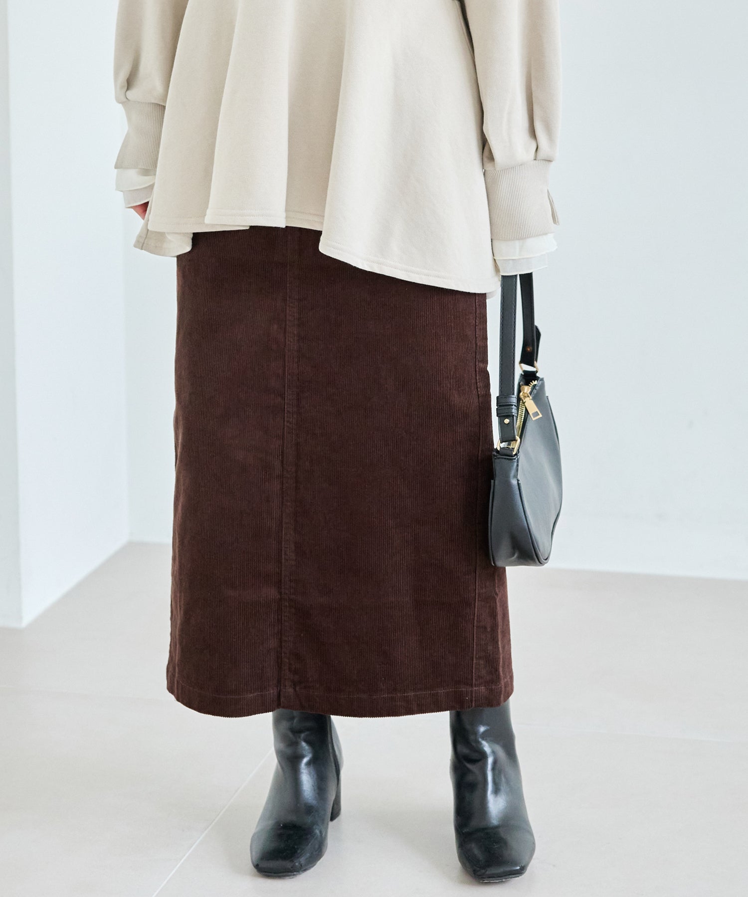 ブラウン　model:156cm 着用サイズ:M
