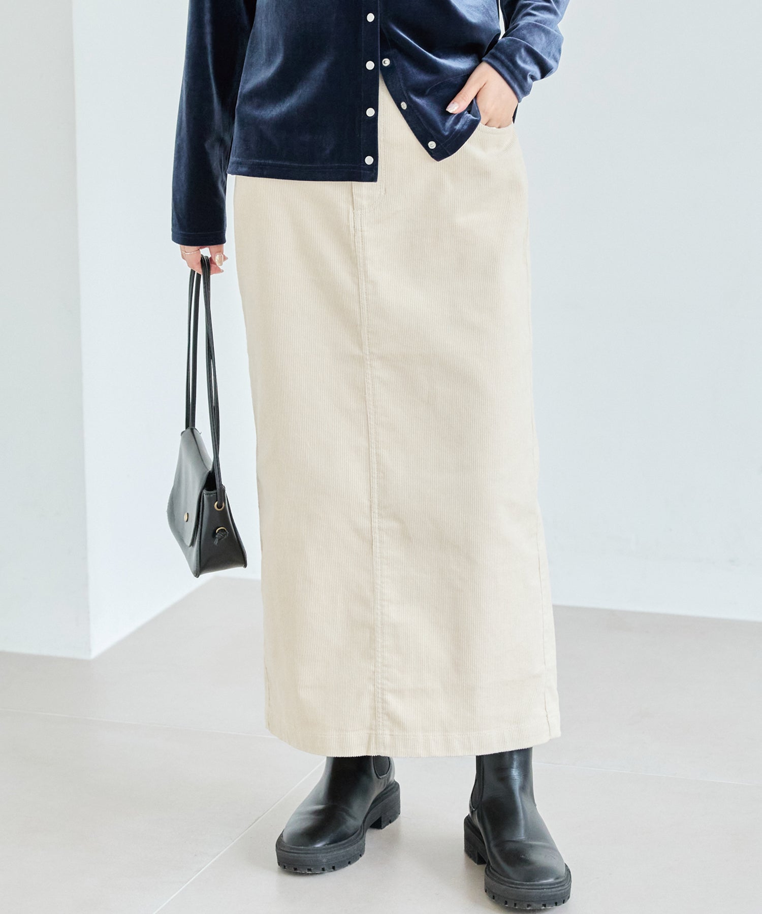 アイボリー　model:156cm 着用サイズ:M
