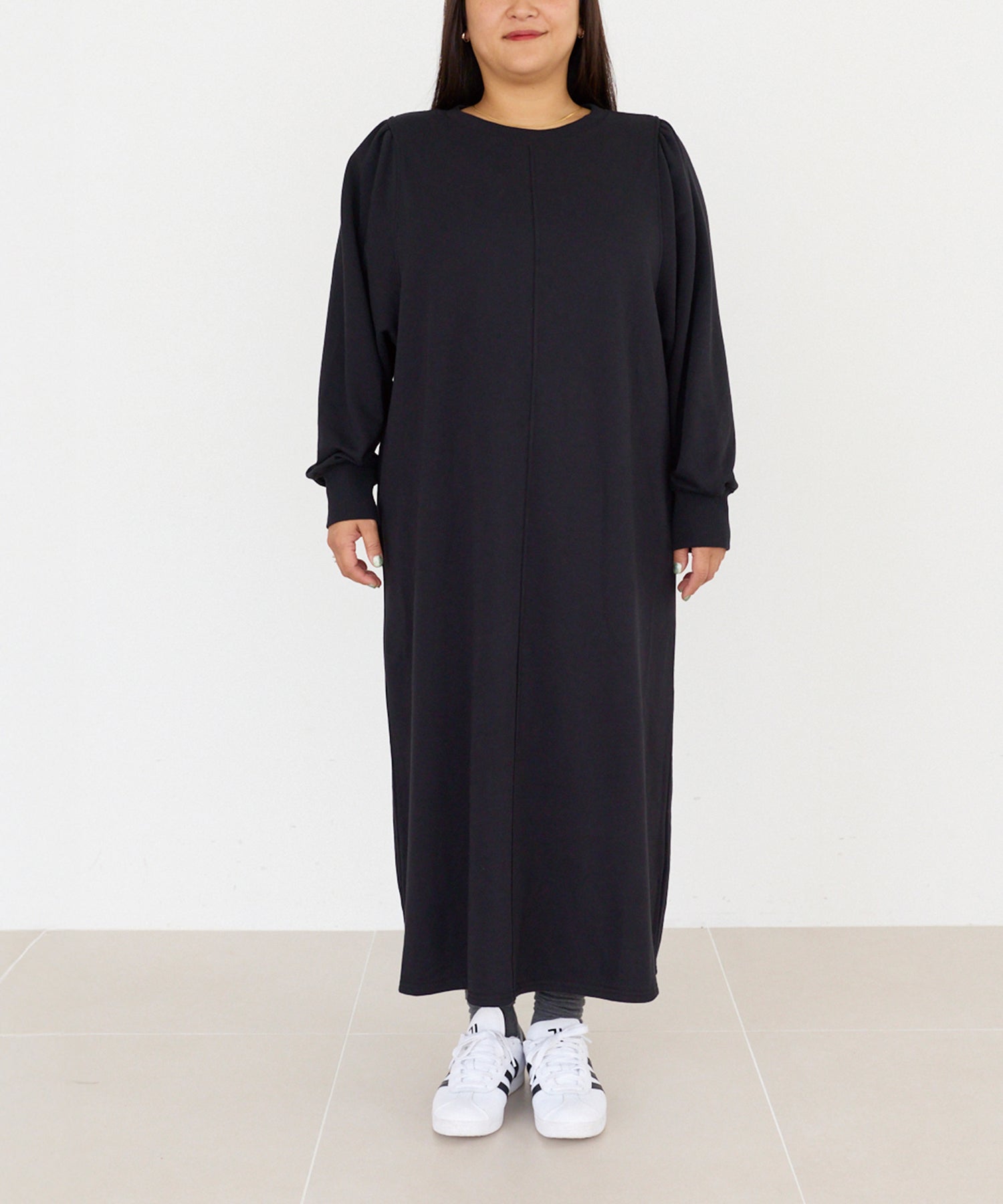 【好機能シリーズ】吸湿発熱/静電気防止/発熱裏毛ワンピース