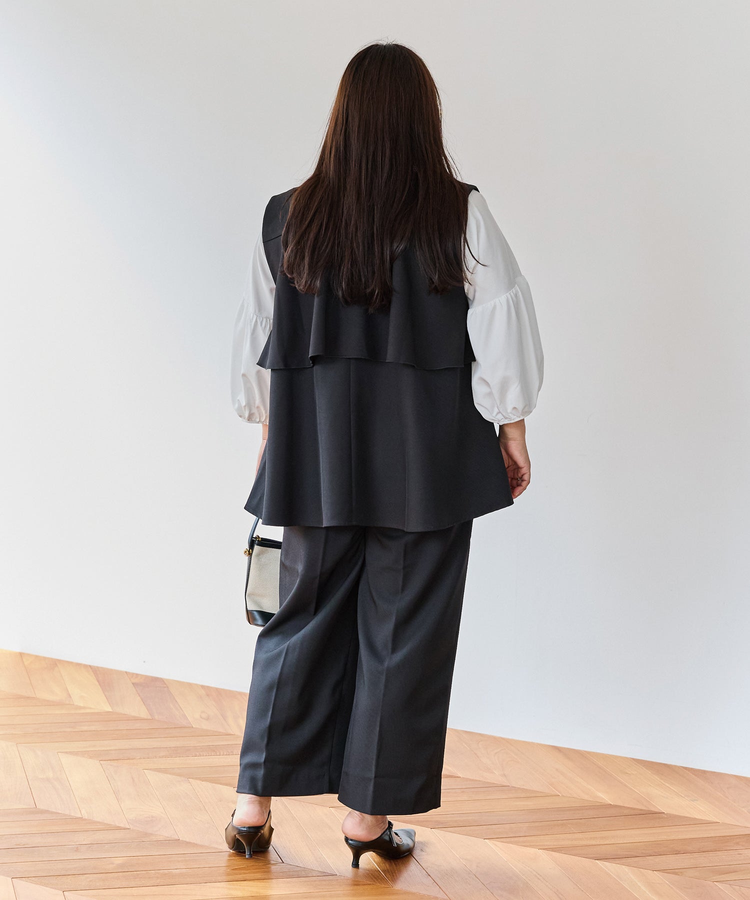 ブラック　model:161cm 着用サイズ:3L