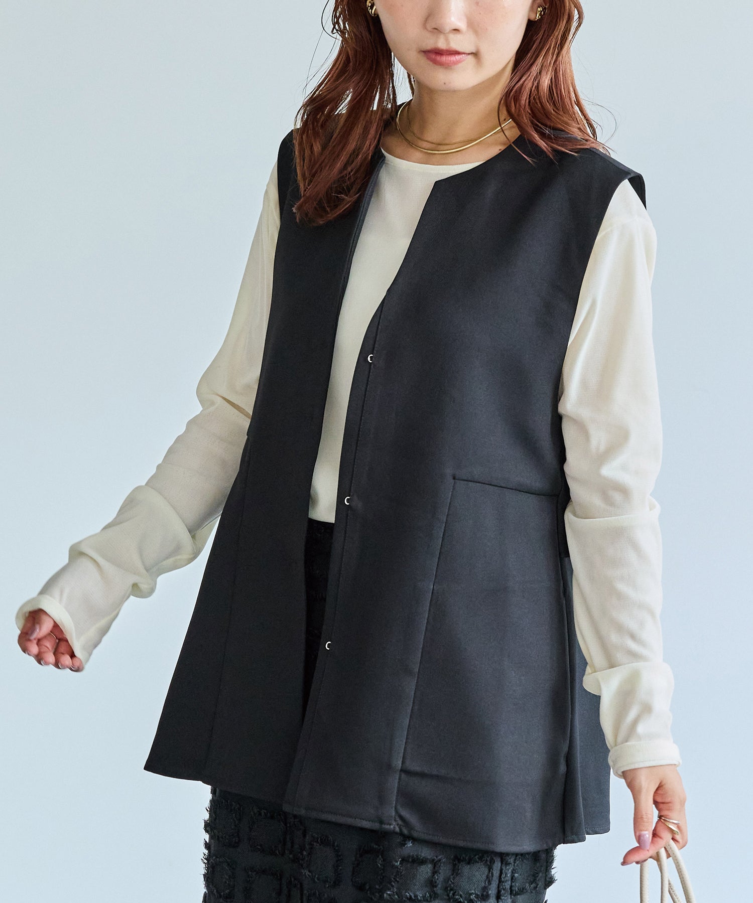 ブラック　model:156cm 着用サイズ:M