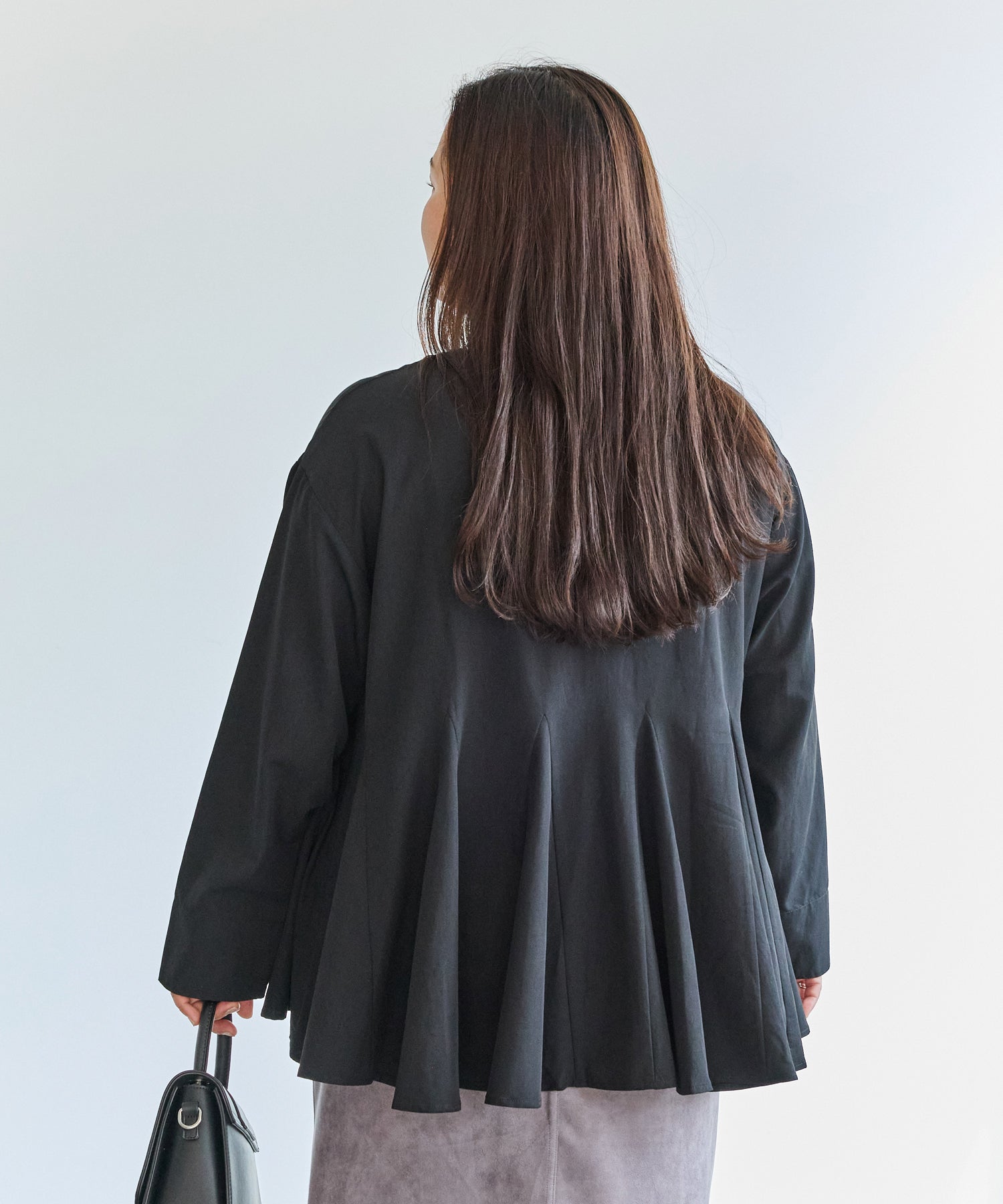 ブラック　model:161cm 着用サイズ:3L