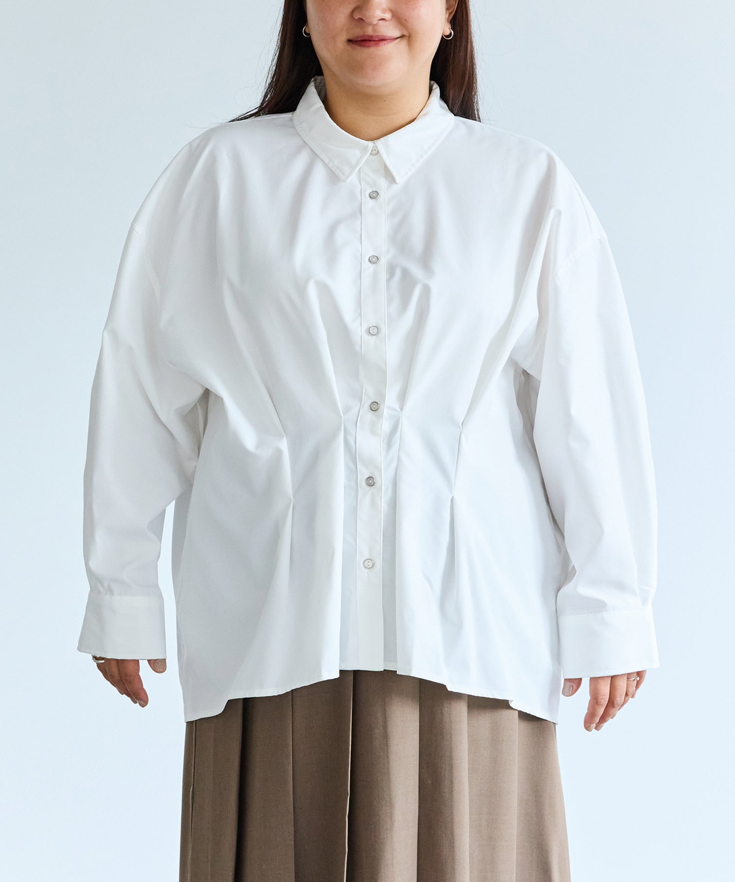 フロント　model:161cm 着用サイズ:3L