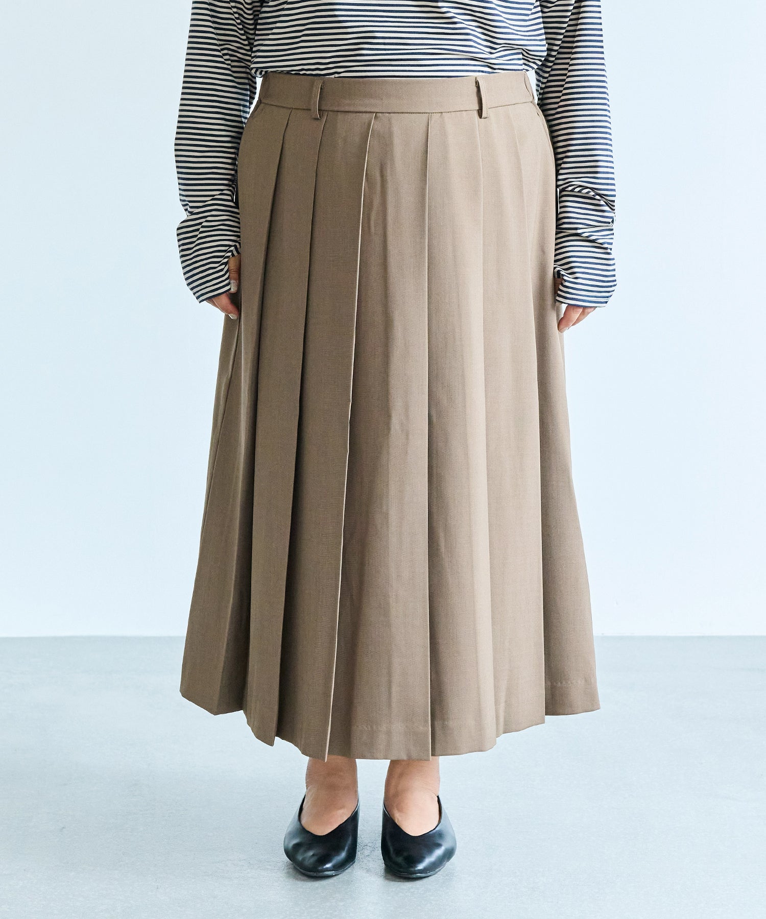 フロント　model:161cm 着用サイズ:3L