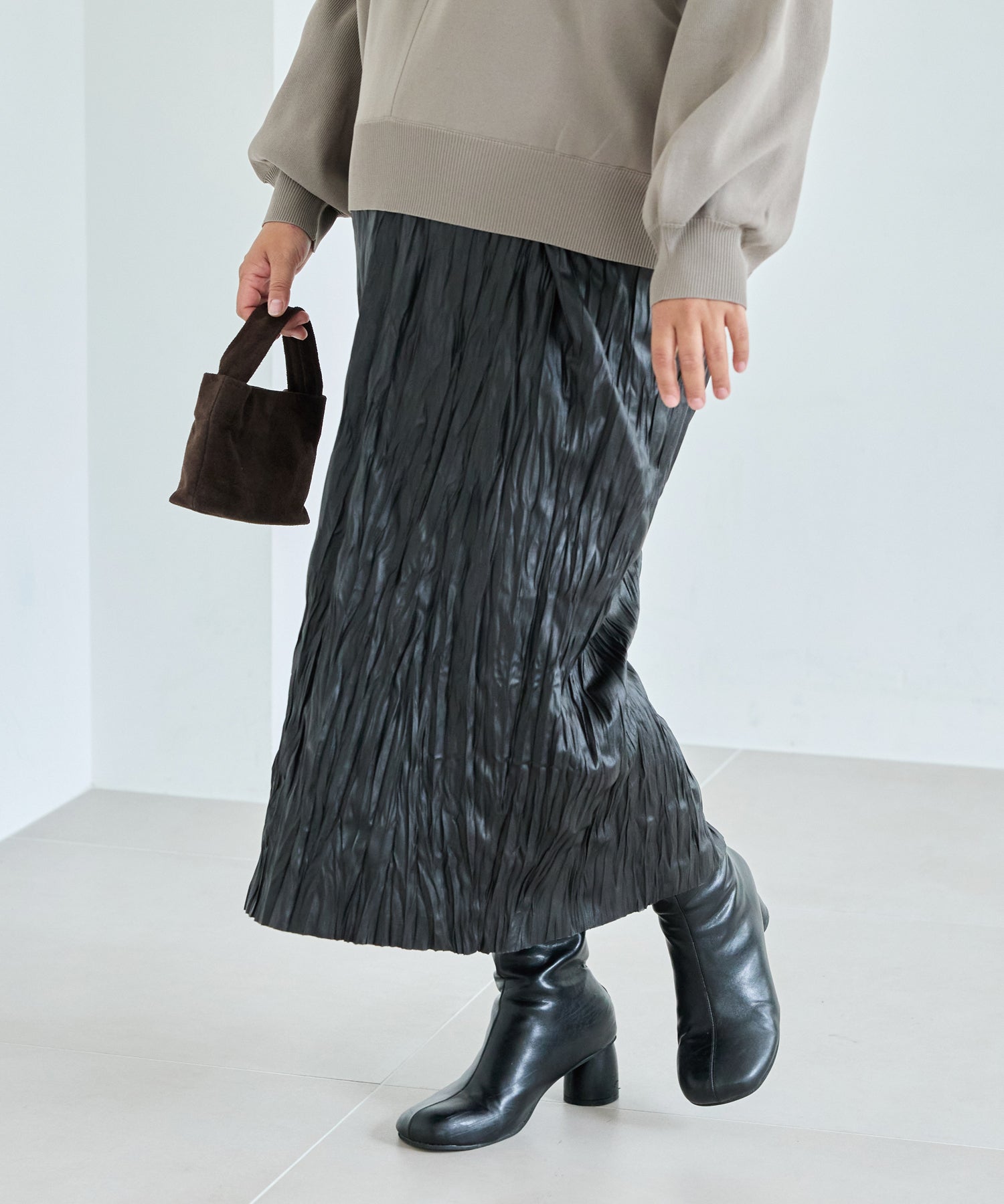 ブラック　model:161cm 着用サイズ:3L